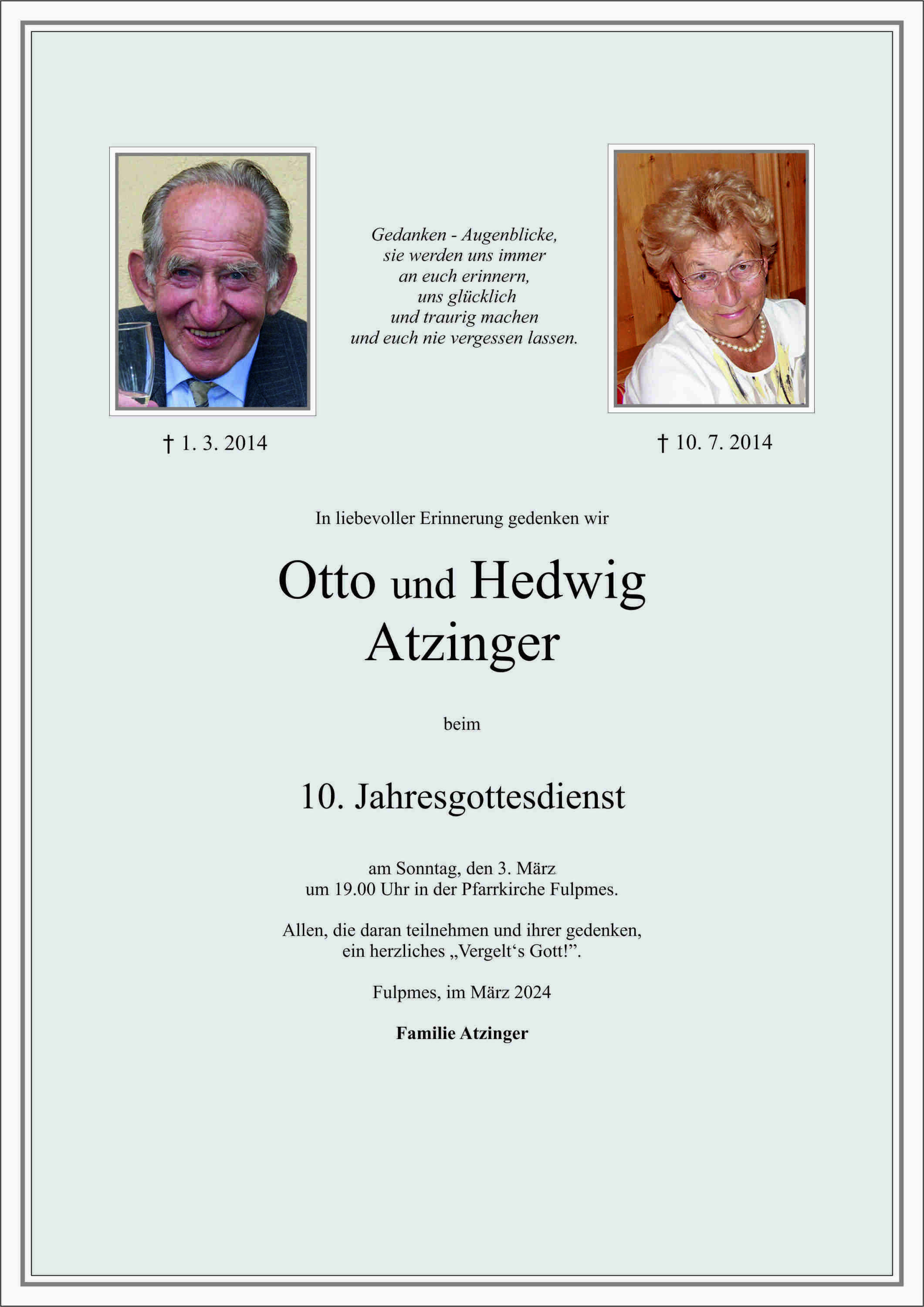 Hedwig Atzinger